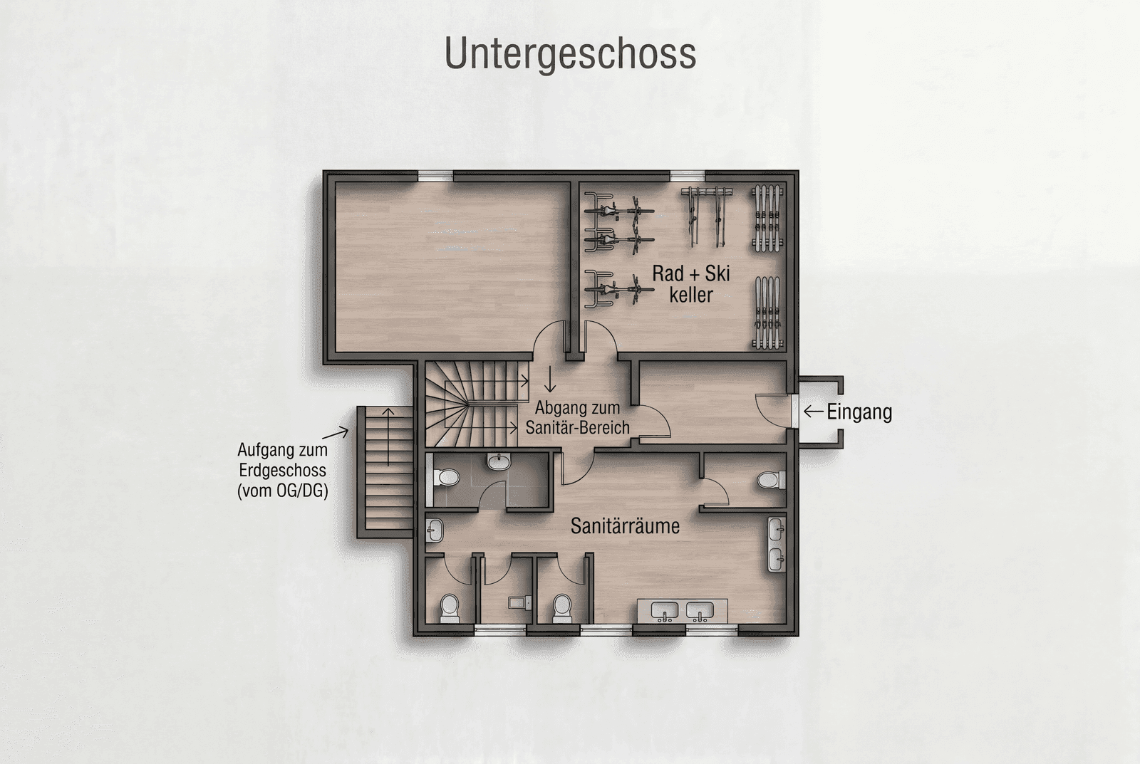 Grundriss Untergeschoss