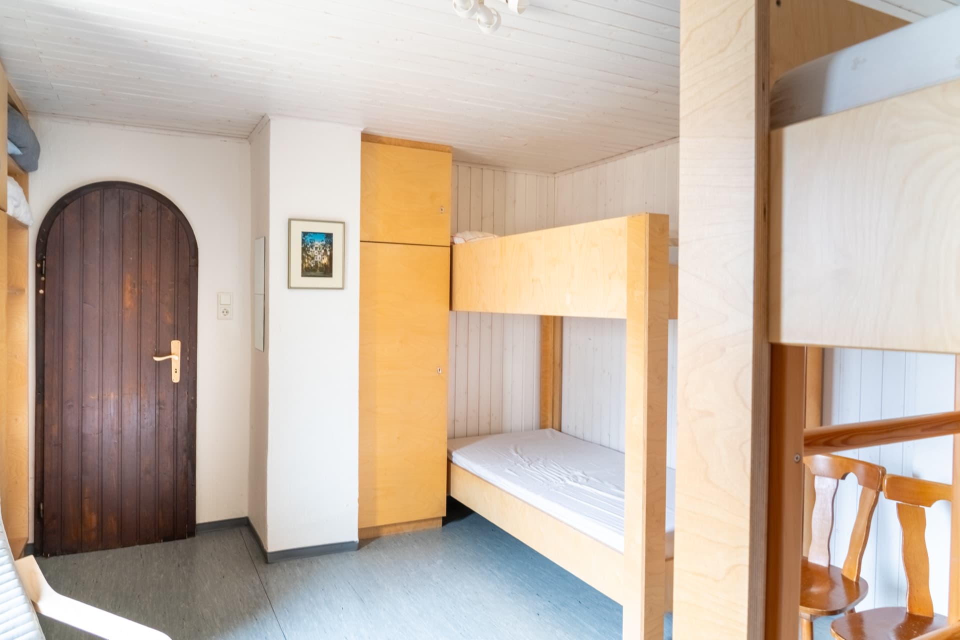 Schlafzimmer mit Etagenbetten